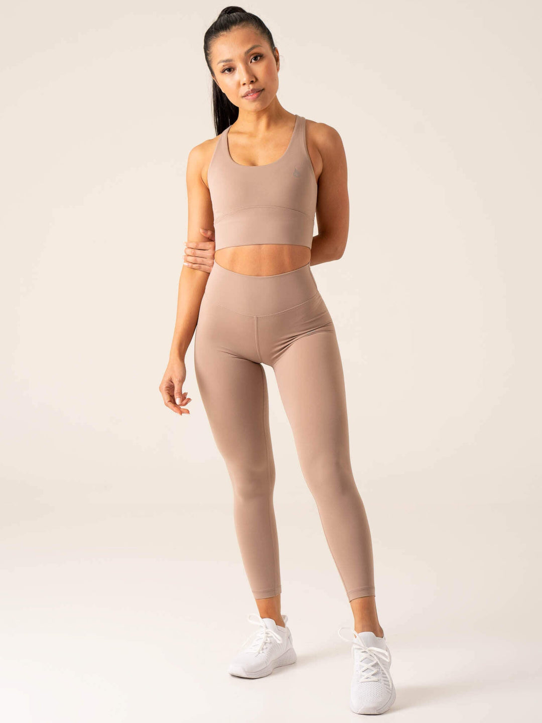 NKD Arch Sports Bra - Taupe Clothing Ryderwear 