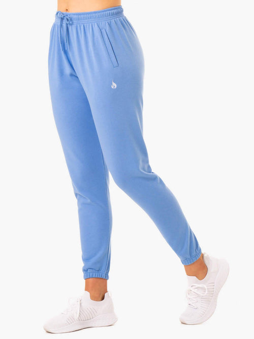 Off-Duty Fleece Track Pants Sky Blue