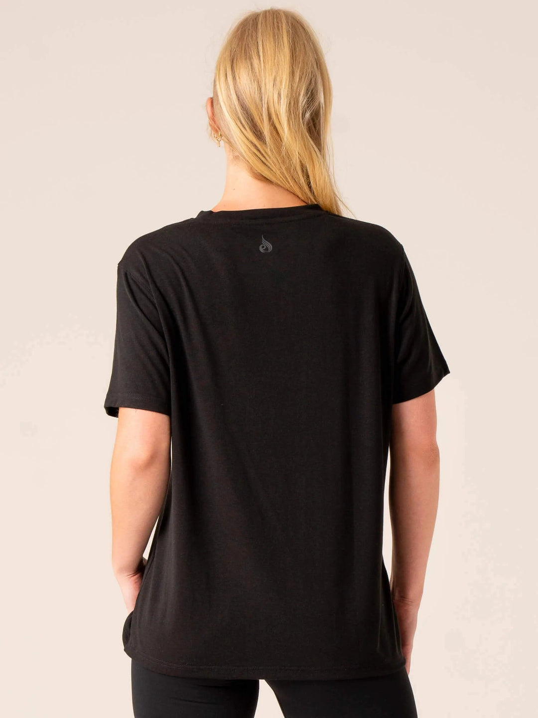 Off Side Longline T-Shirt - Black Clothing Ryderwear 