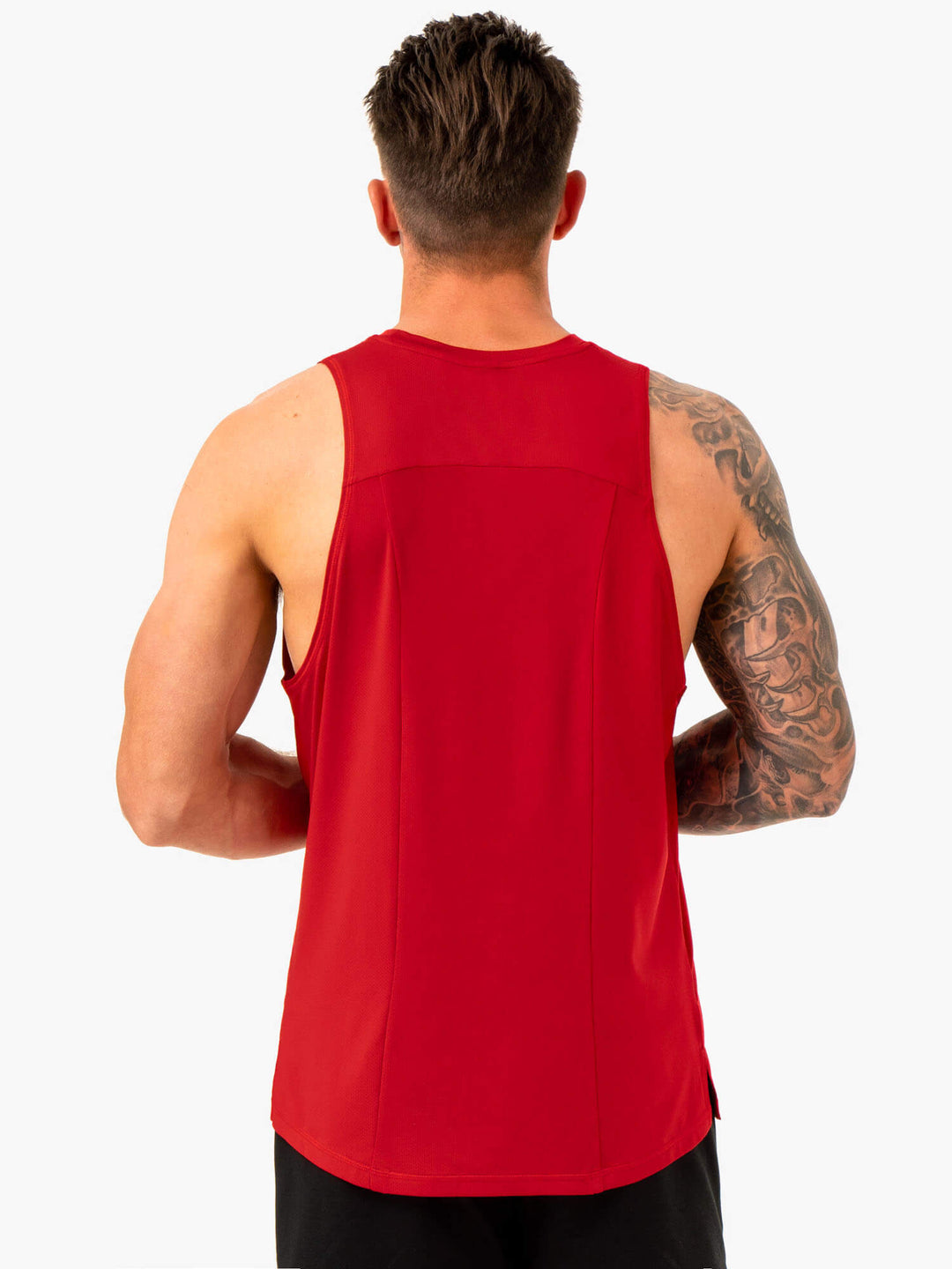 Optimal Mesh Tank - Red Clothing Ryderwear 
