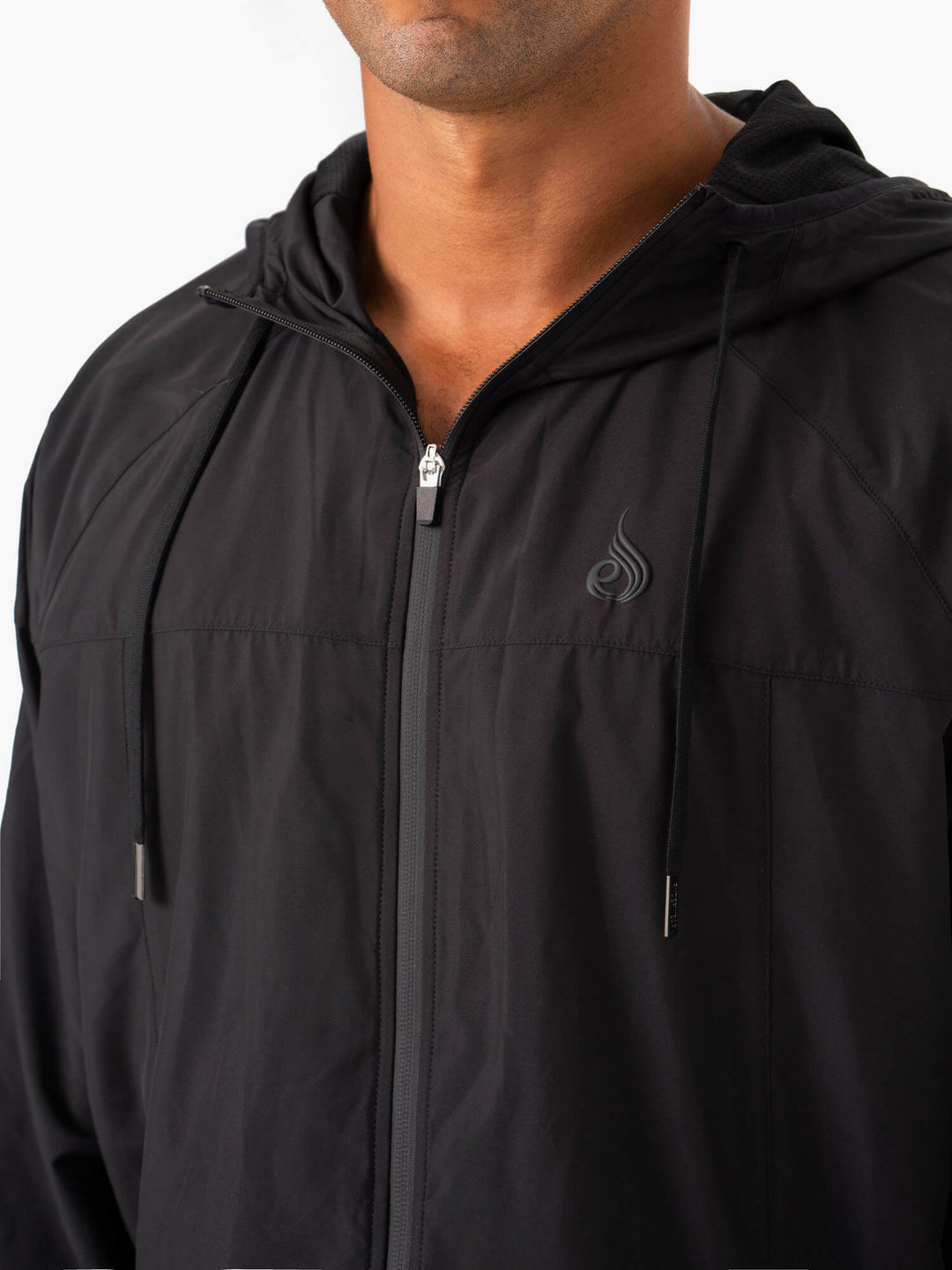 Optimal Windbreaker Jacket - Black Clothing Ryderwear 
