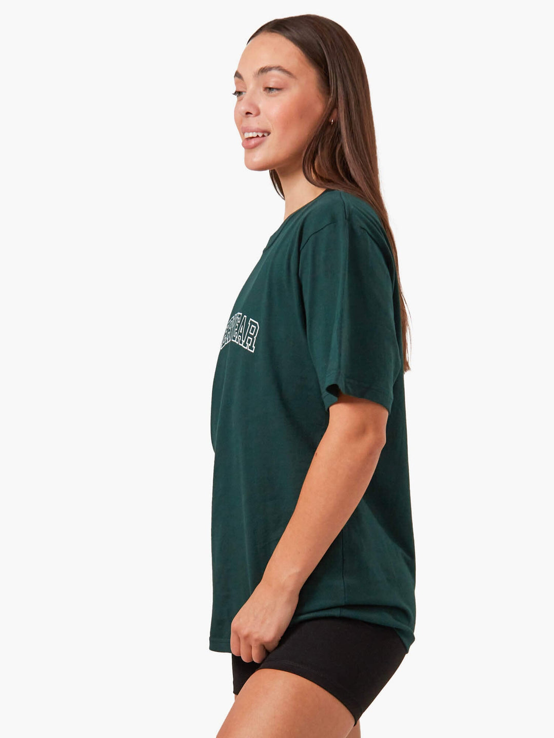 Oversized T-Shirt - Bottle Green Clothing Ryderwear 