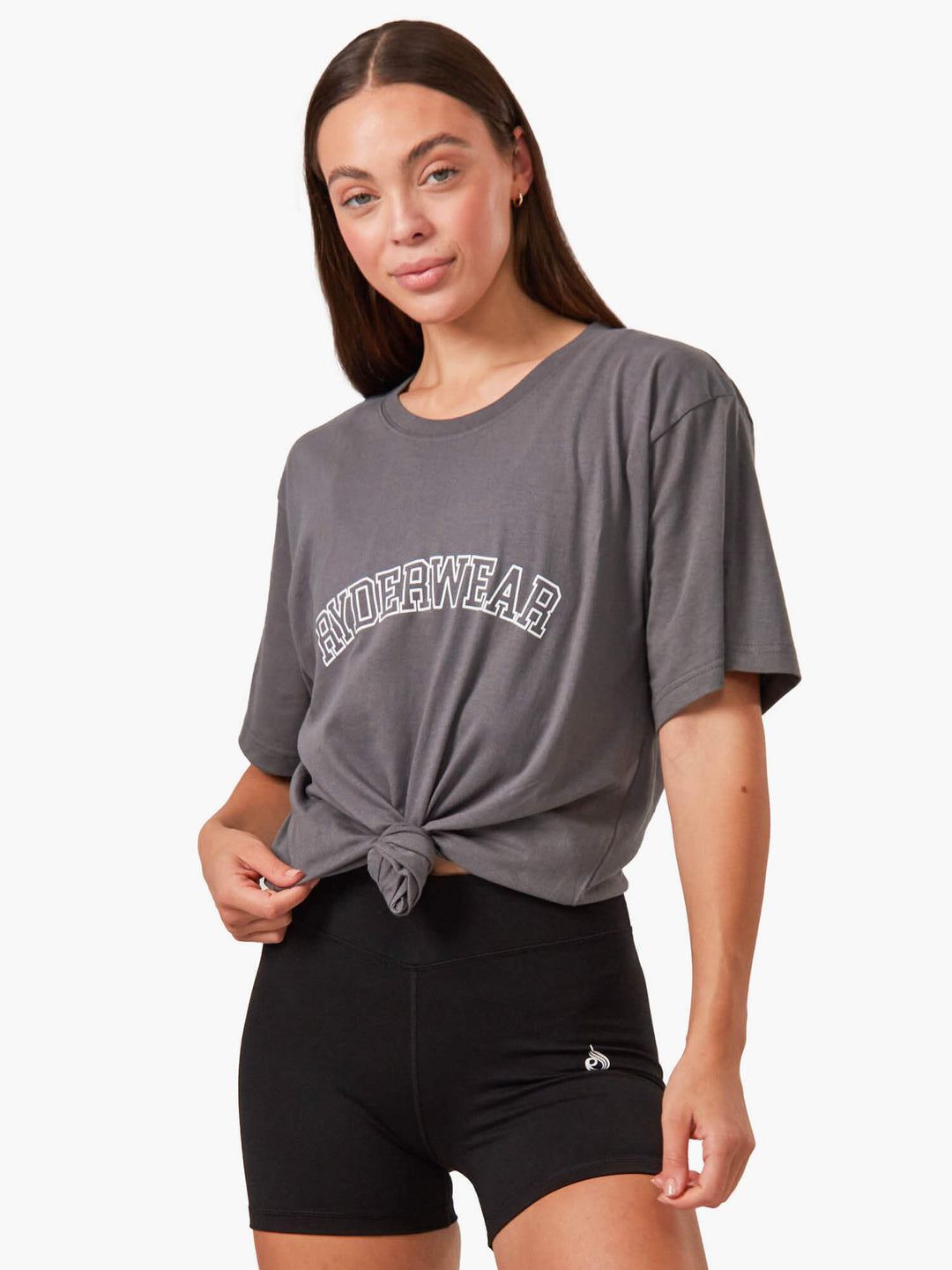 Oversized T-Shirt - Charcoal Clothing Ryderwear 