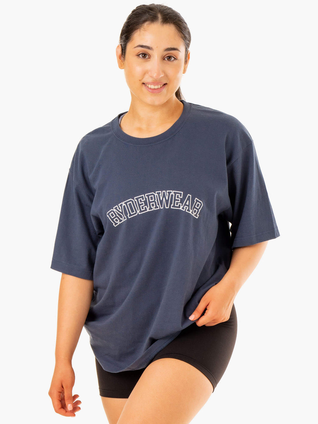 Oversized T-Shirt - Washed Blue Clothing Ryderwear 
