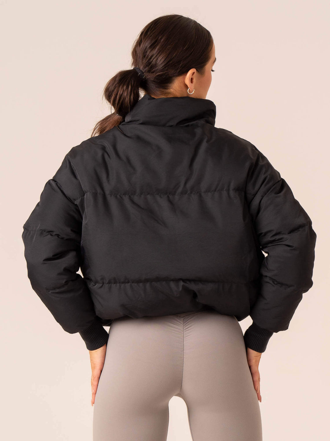 Pace Puffer Jacket - Black Clothing Ryderwear 