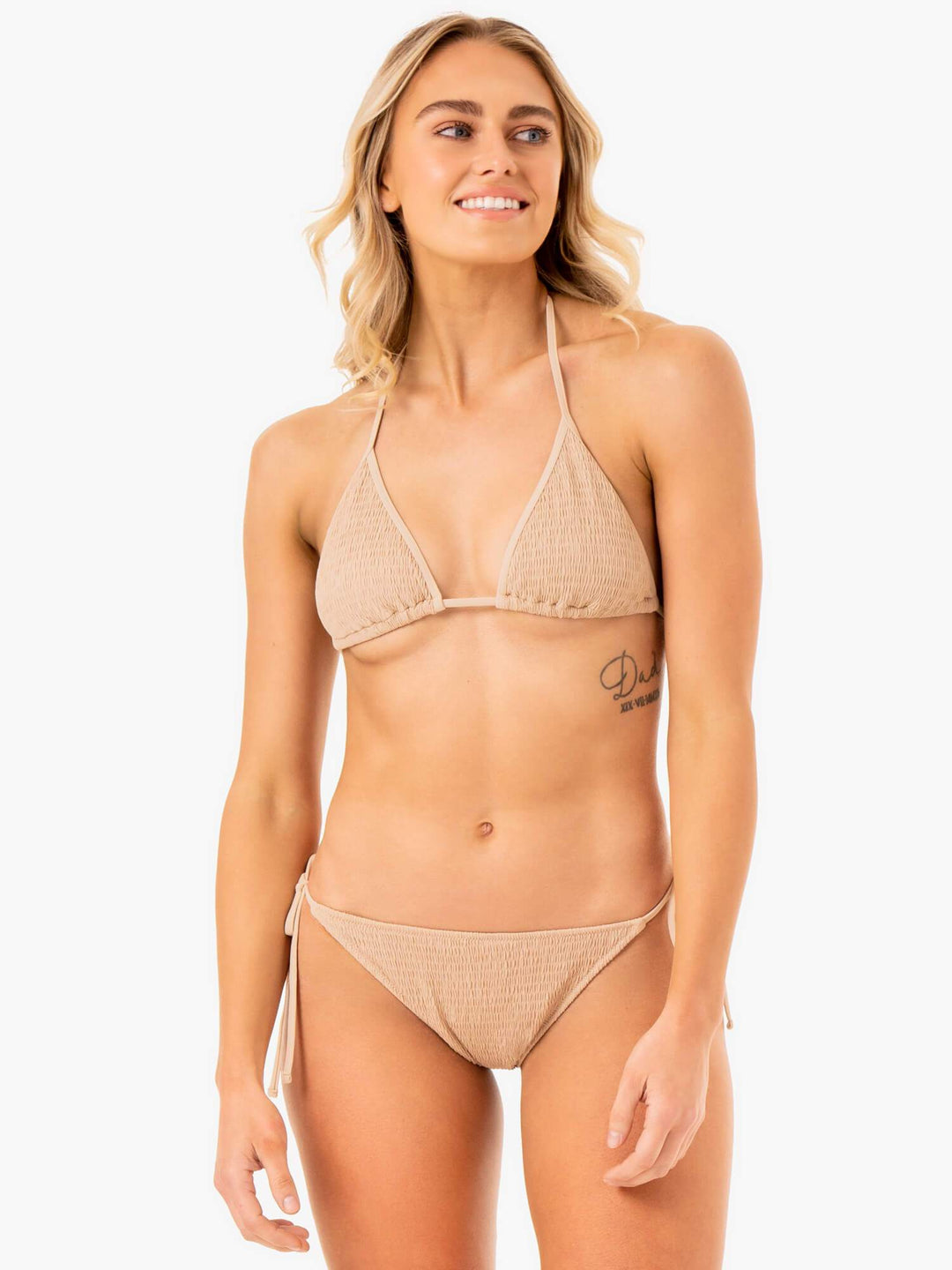 Paradise Tie Bikini Bottoms - Sand Clothing Ryderwear 