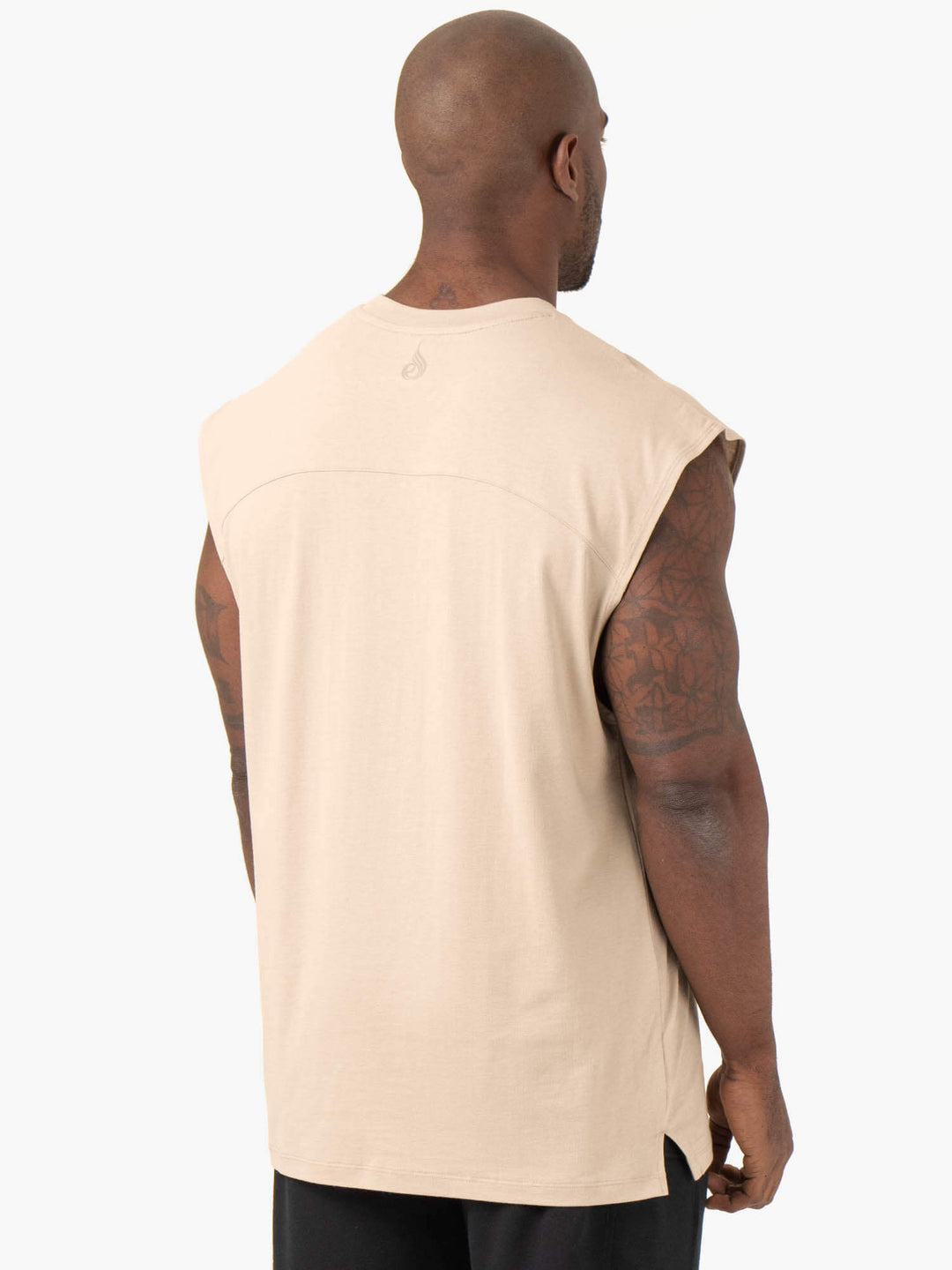 Pursuit Wide Cut Tank - Sand Clothing Ryderwear 