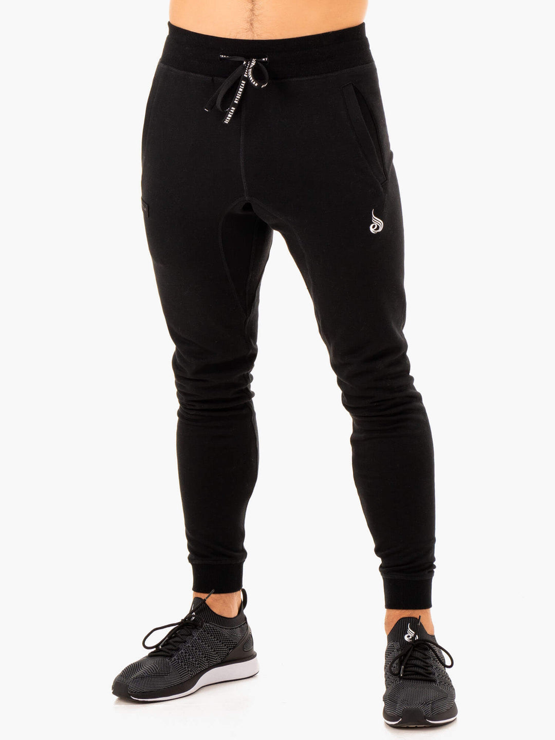 Recharge Tapered Track Pant - Black Clothing Ryderwear 