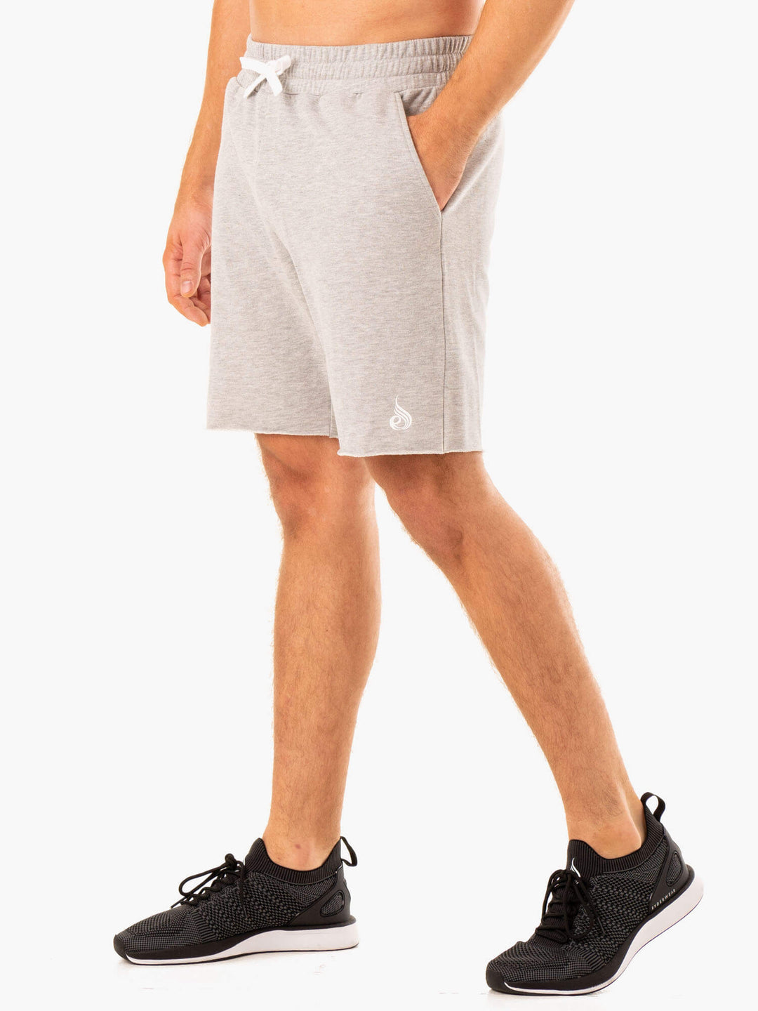 Recharge Track Gym Short - Grey Marl Clothing Ryderwear 