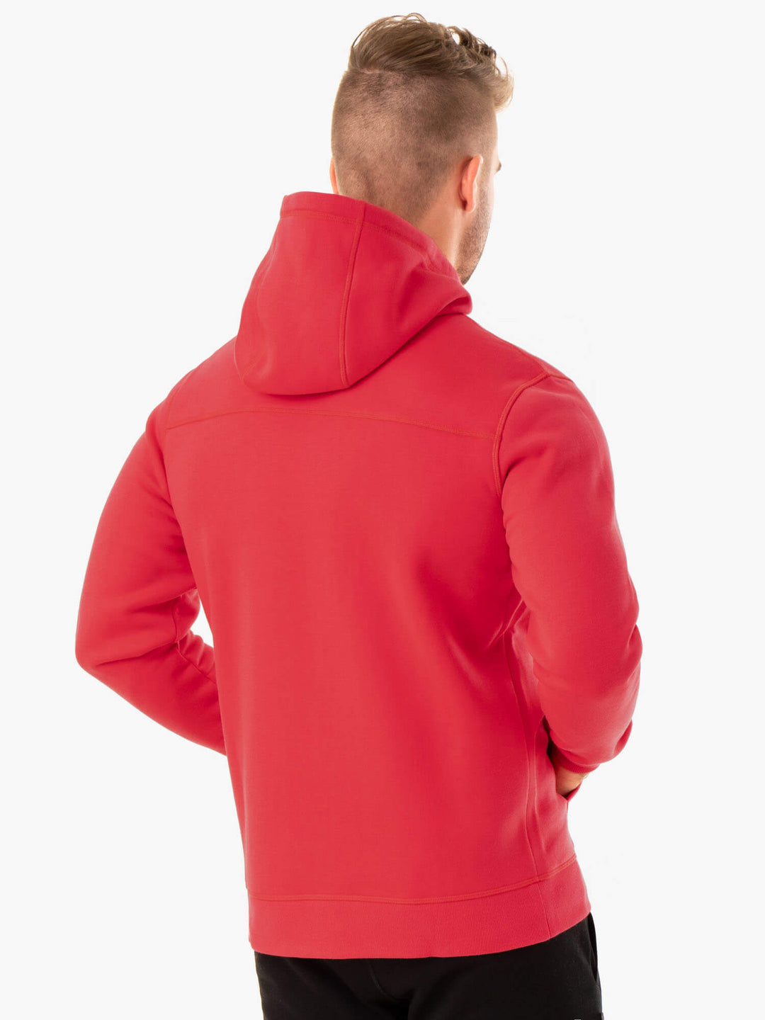 Recharge Zip Up Hoodie - Red Clothing Ryderwear 