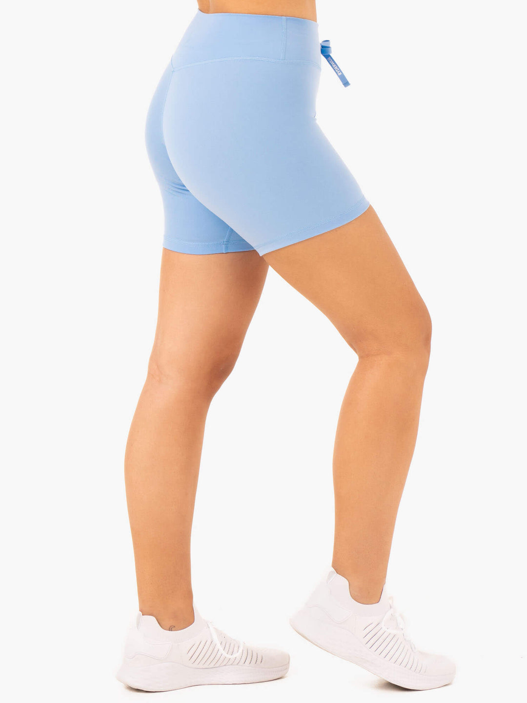 Replay High Waisted Shorts - Sky Blue Clothing Ryderwear 