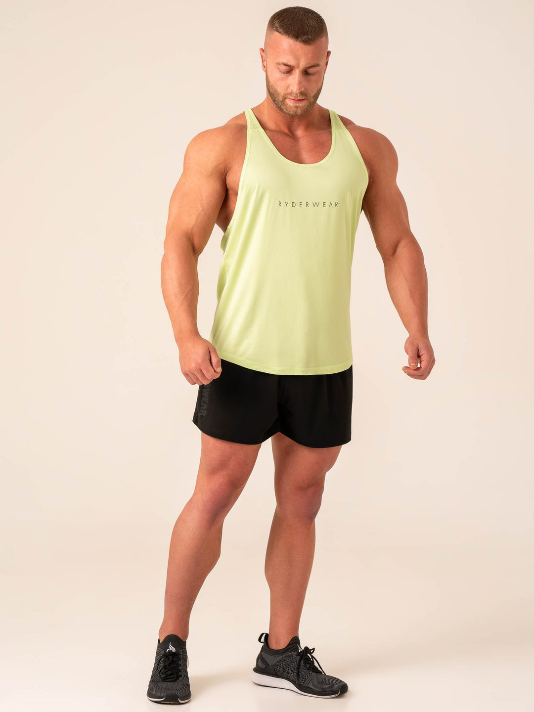 Ryder T-Back Men - Lime Clothing Ryderwear 