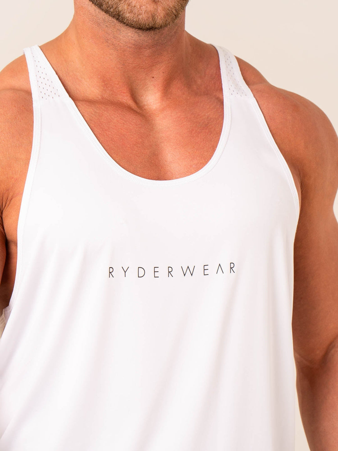 Ryder T-Back Men - White Clothing Ryderwear 