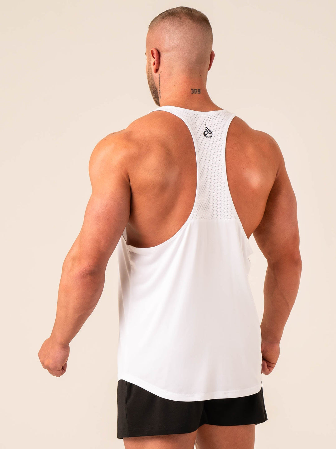 Ryder T-Back Men - White Clothing Ryderwear 