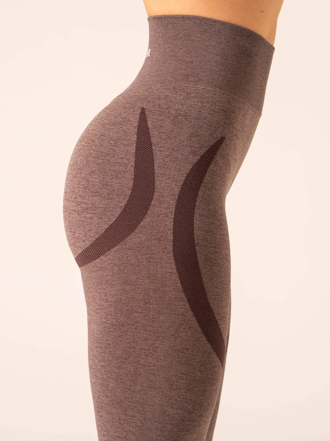 Sculpt Seamless Leggings - Chocolate Marl Clothing Ryderwear 