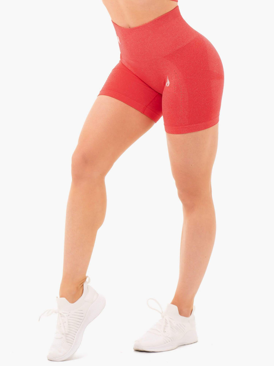 Seamless Staples Shorts - Red Marl Clothing Ryderwear 