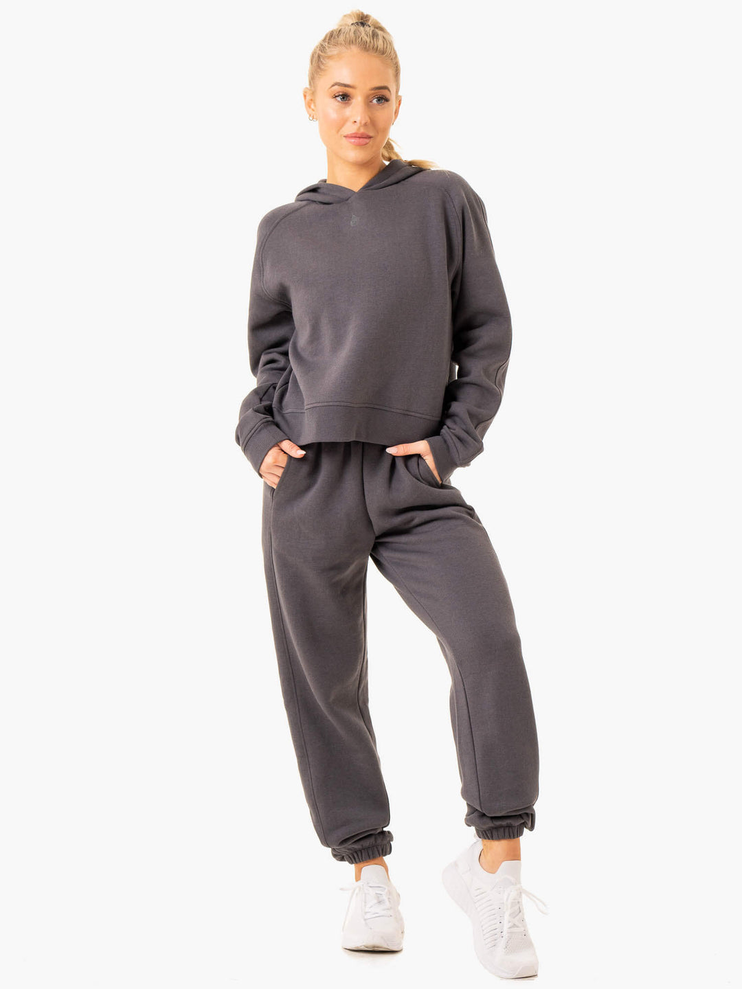 Sideline Hoodie - Charcoal Clothing Ryderwear 
