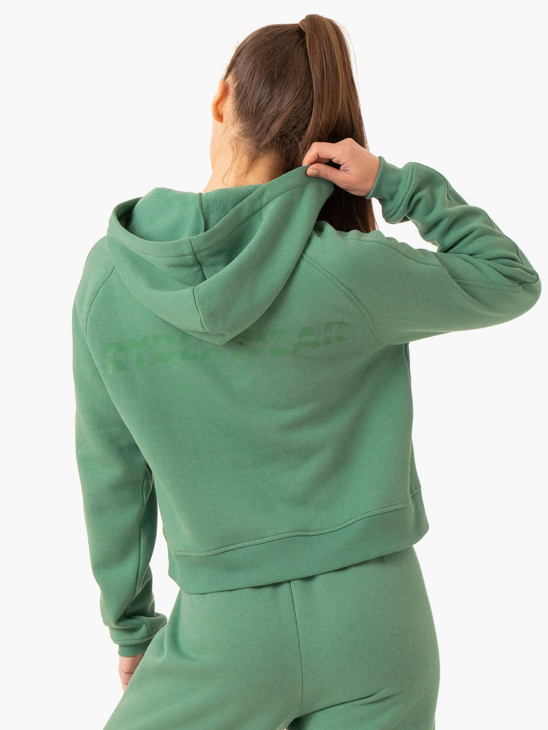 Sideline Hoodie - Forest Green Clothing Ryderwear 