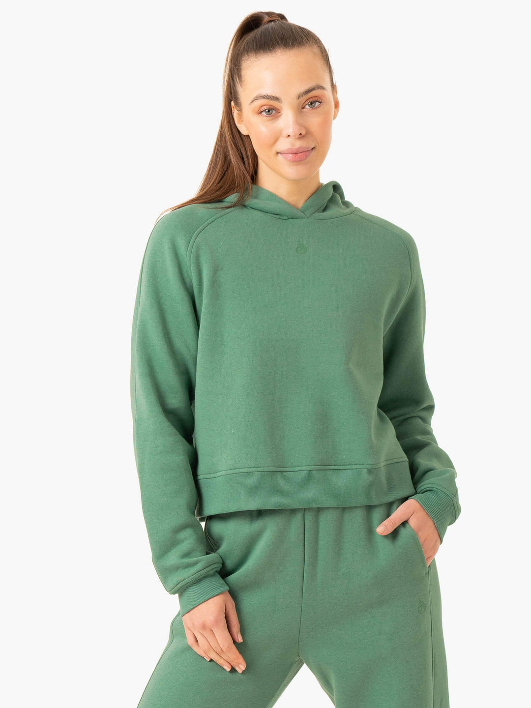 Sideline Hoodie - Forest Green Clothing Ryderwear 