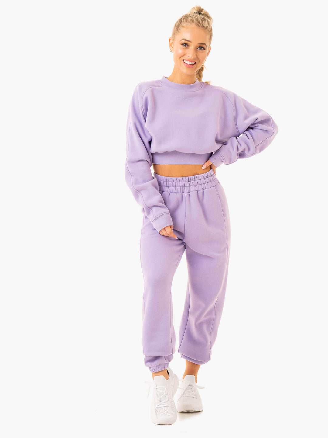 Sideline Sweater - Lilac Clothing Ryderwear 
