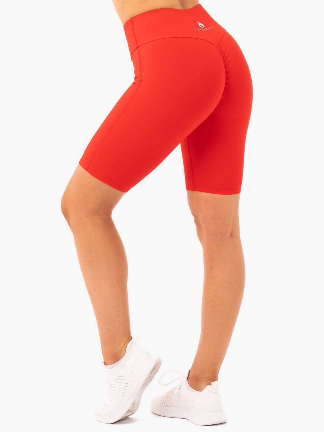 Staples Bike Shorts - Red Clothing Ryderwear 
