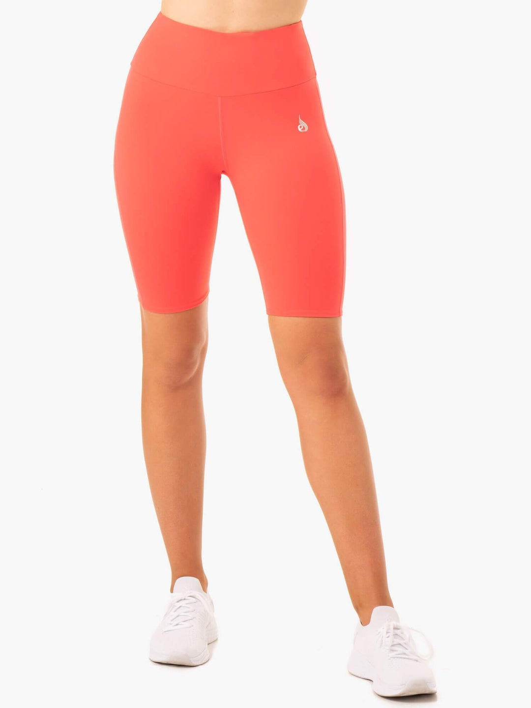 Staples Scrunch Bum Bike Shorts - Coral Clothing Ryderwear 