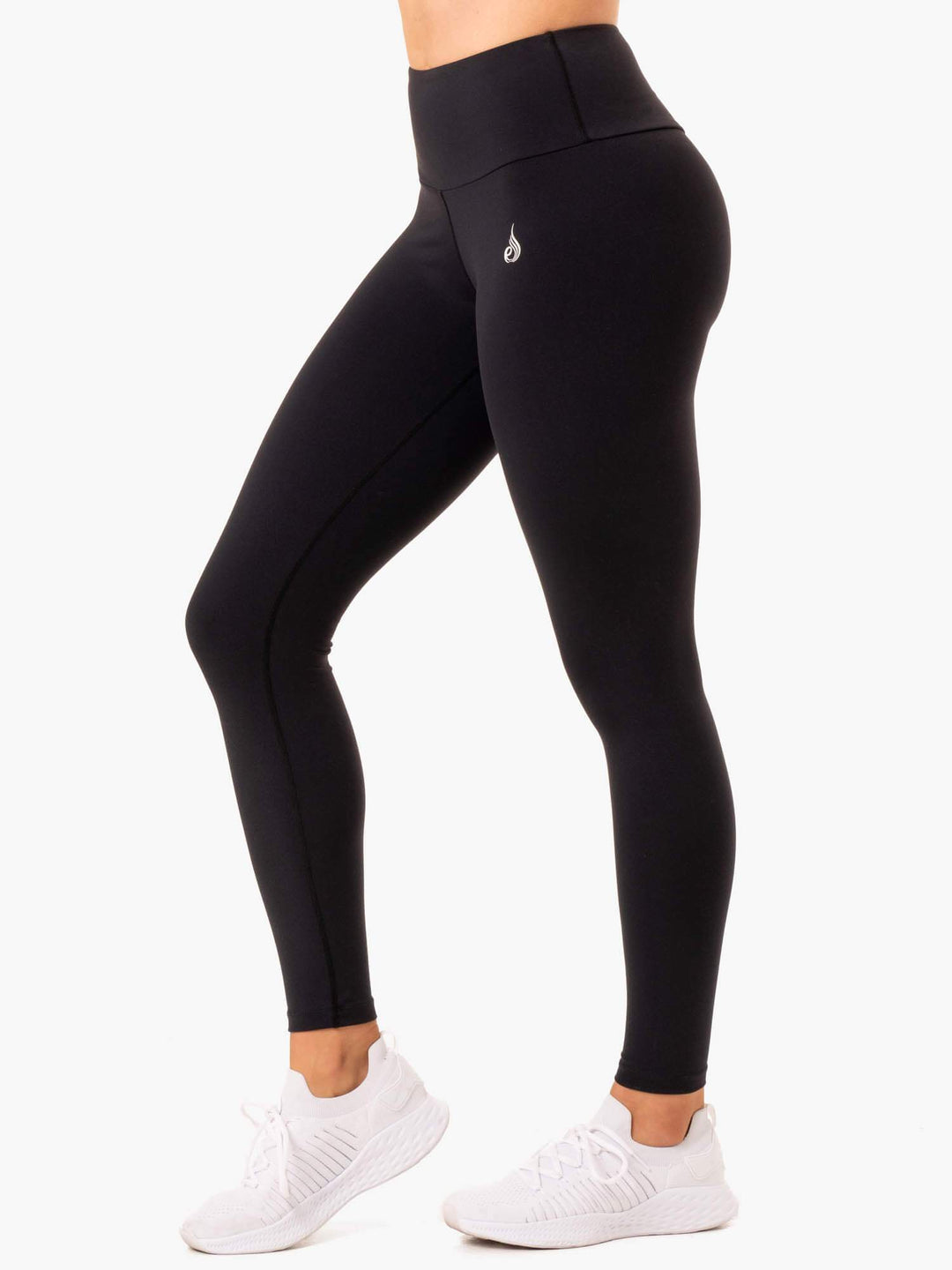 Staples Scrunch Bum Leggings - Black Clothing Ryderwear 