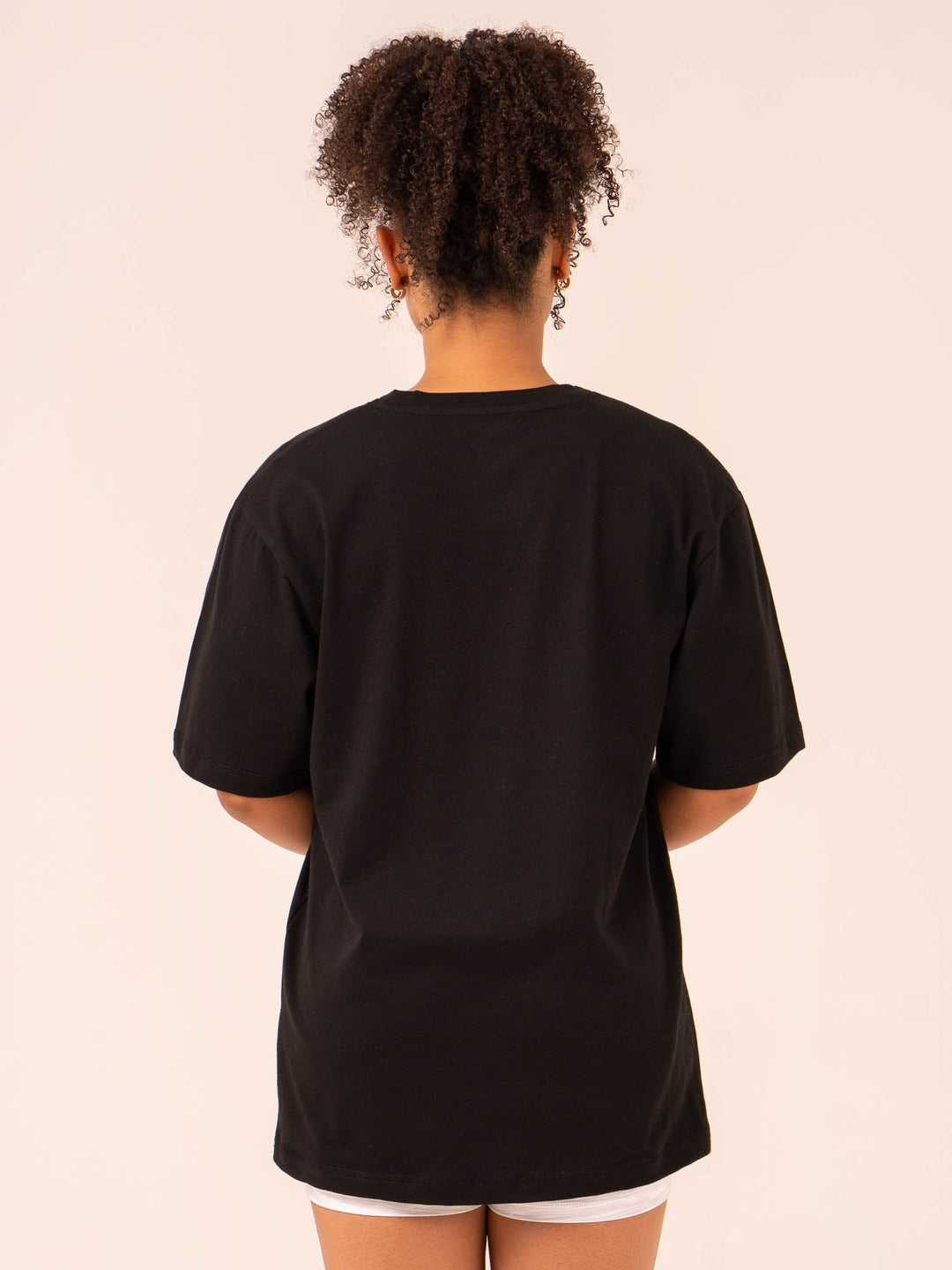 Tempo Oversized T-Shirt - Black Clothing Ryderwear 