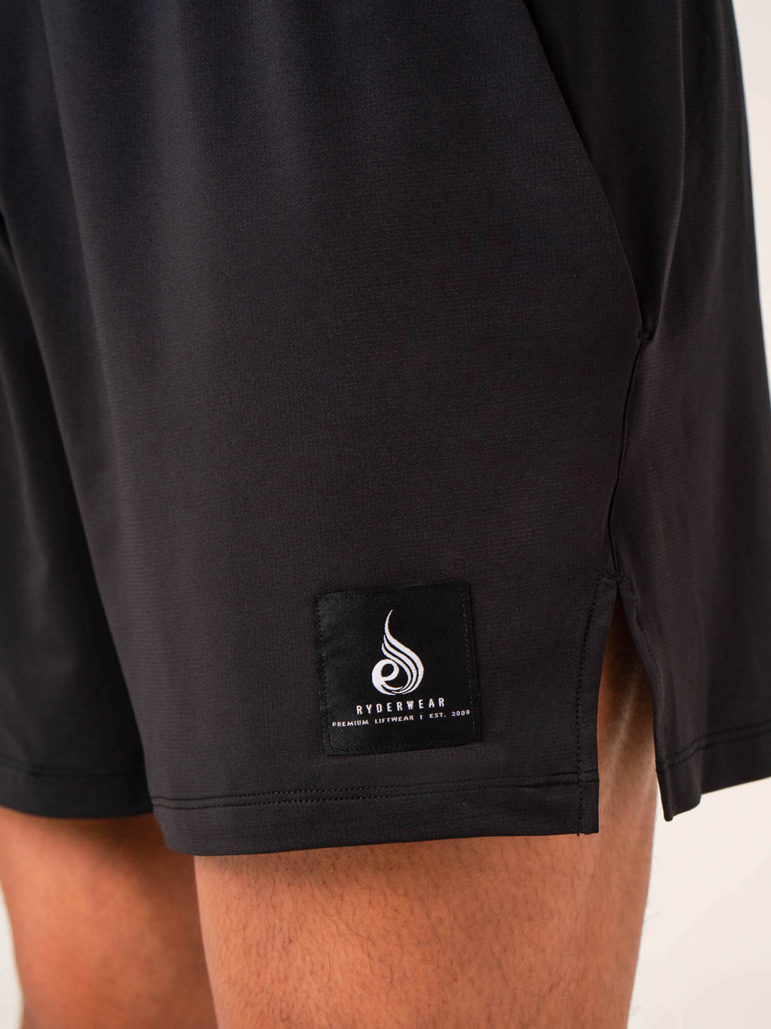 Terrain Mesh Gym Shorts - Black Clothing Ryderwear 