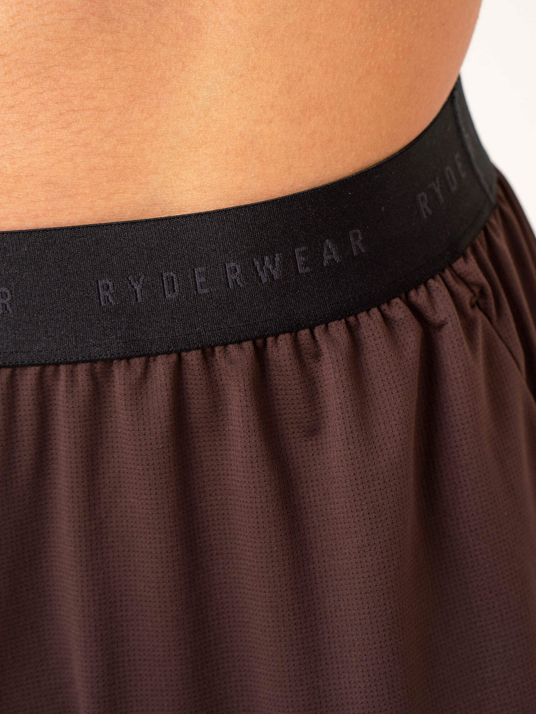 Terrain Mesh Gym Shorts - Dark Oak Clothing Ryderwear 