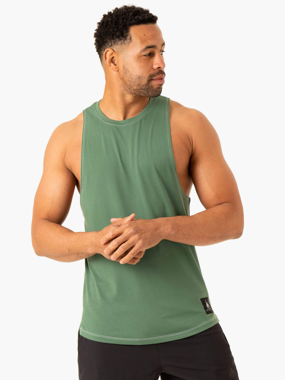 Vital Baller Tank - Green Clothing Ryderwear 