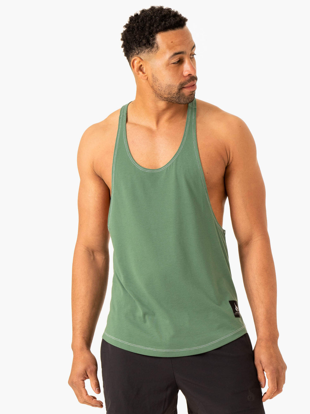 Vital Stringer T-Back - Green Clothing Ryderwear 