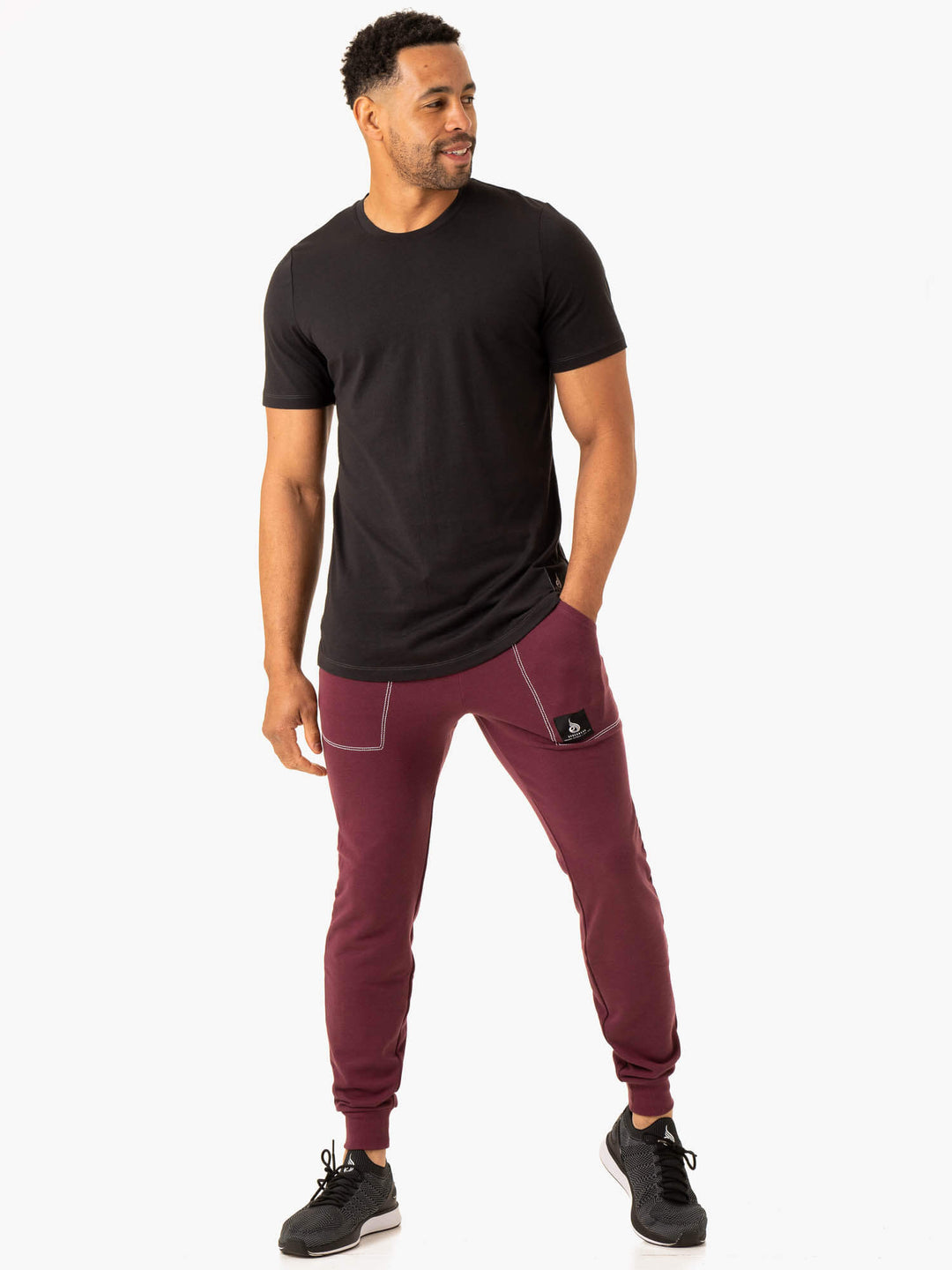 Vital T-Shirt - Faded Black Clothing Ryderwear 