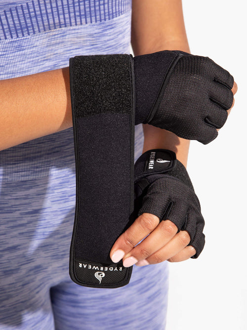 Wrap Lifting Gloves Black